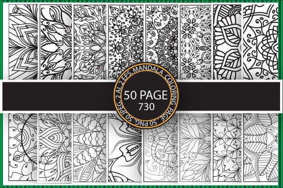 Adult Coloring Page Bundle KDP Interior: Graphics & Coloring Pages