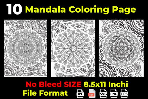 Adult Floral Mandala Coloring Page