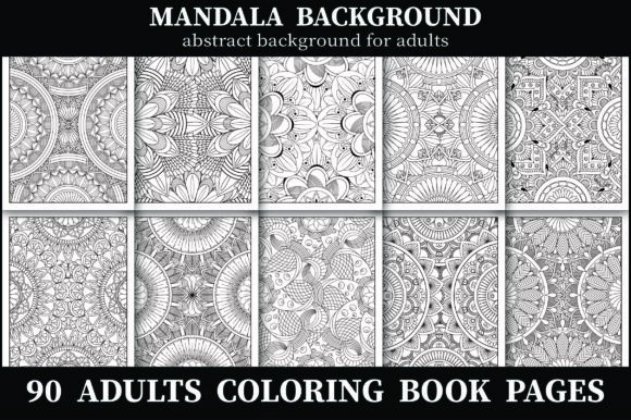 Adults Coloring Book KDP Bundle: Graphics & Coloring Pages