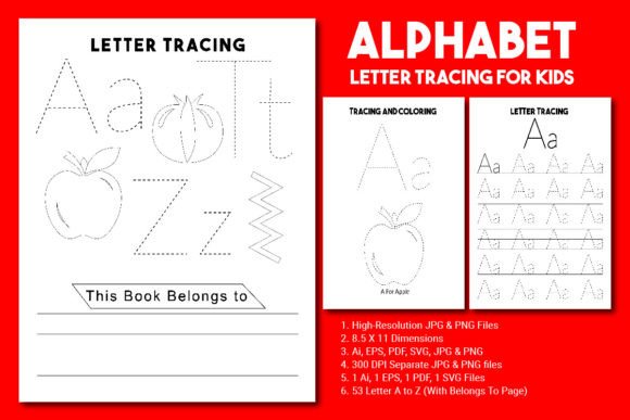 Alphabet Letter Tracing for Kids