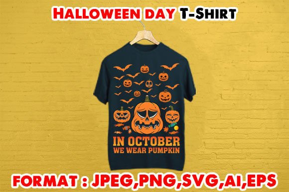 Halloween Day T-Shirt Graphics for T-Shirt Designs