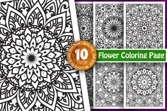 Mandala Bundle for KDP Coloring: Graphics & Coloring Pages
