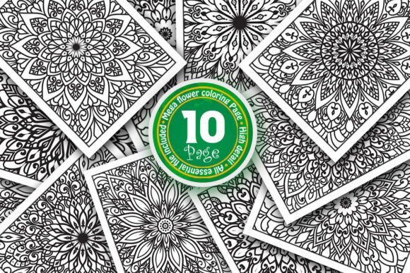 Mandala Bundle: Graphics & Coloring Pages for Brand Builders