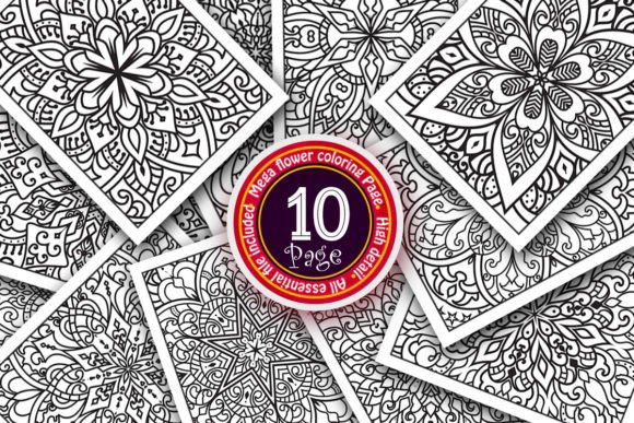 Mandala Coloring Page Book Bundle -KDP