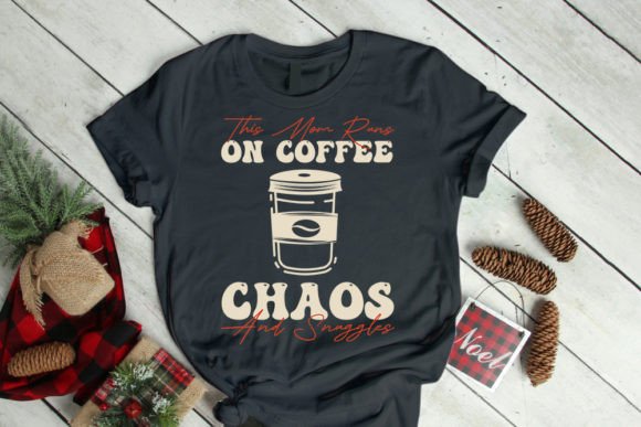 Retro Coffee Mug Typography T-Shirt Graphics