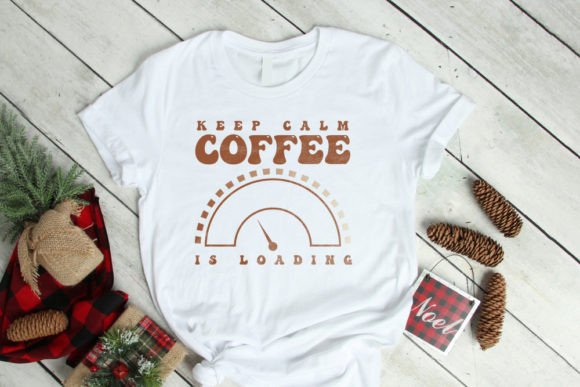 Retro Coffee Typographic T-Shirt Graphics