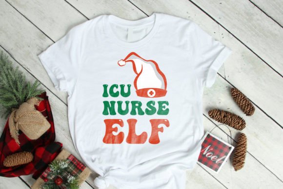 Retro ICU Nurse SVG Graphics for T-Shirt Designs