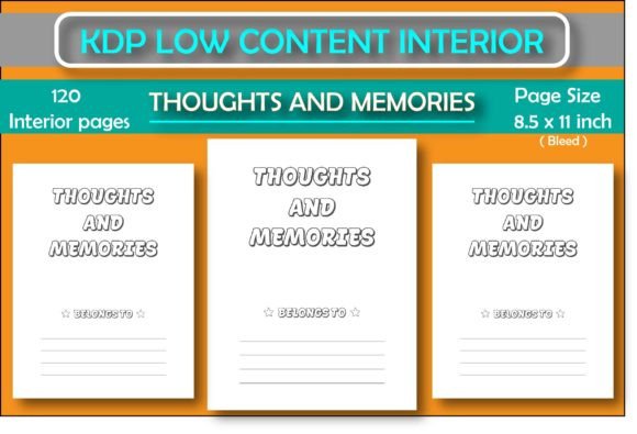 Thoughts and Memories Book Interior Graphics